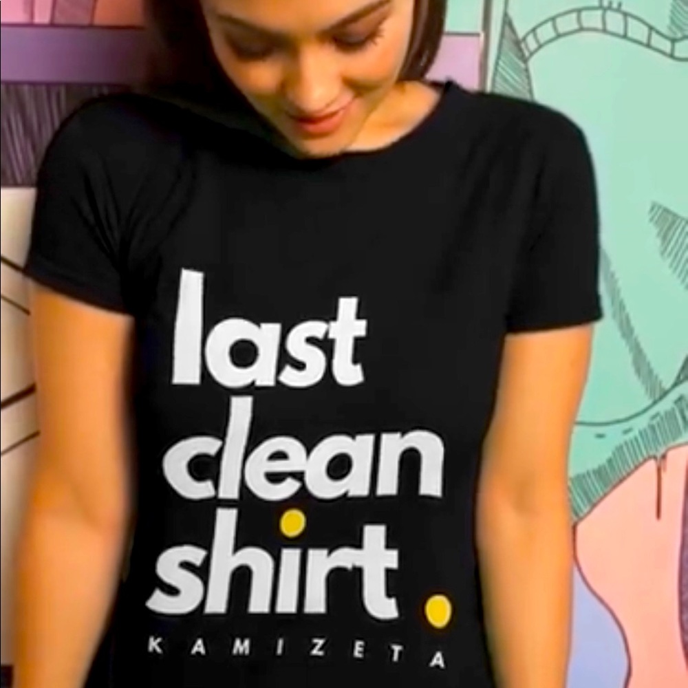 KAMIZETA Last Clean Shirt Black Original Collection T-Shirt LIMITED EDITION